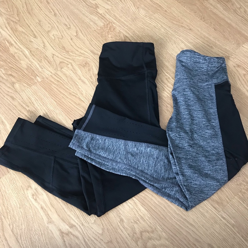 (2 pairs) C9 Crop Running Leggings